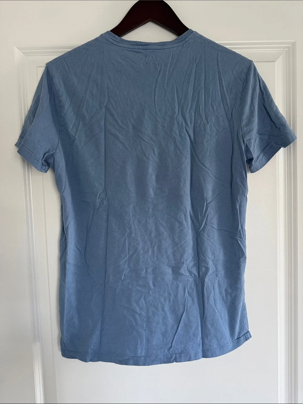 GU Polo Ralph Lauren Green & Blue Fade Logo Short Sleeve Shirt S